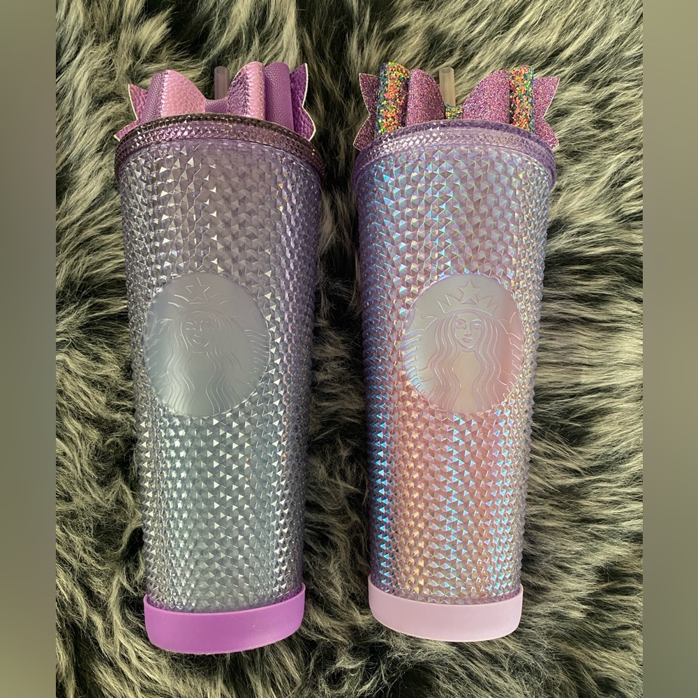 Starbucks Cherry Blossom Purple and Pink beam Studded